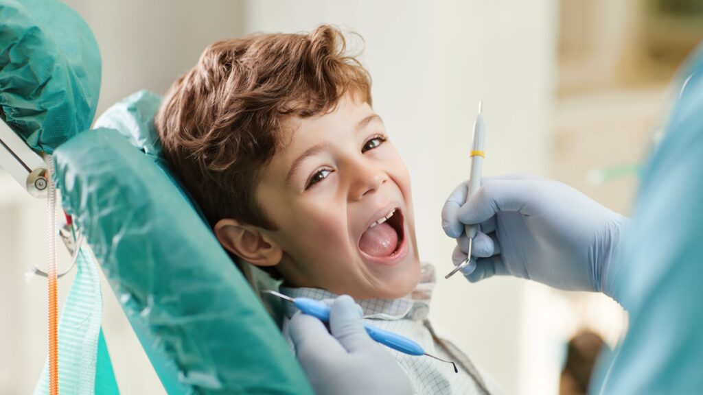 cuidar los dientes de los niños